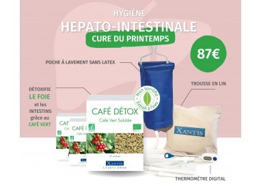 hygiène hépato intestinale café vert détox xantis offre